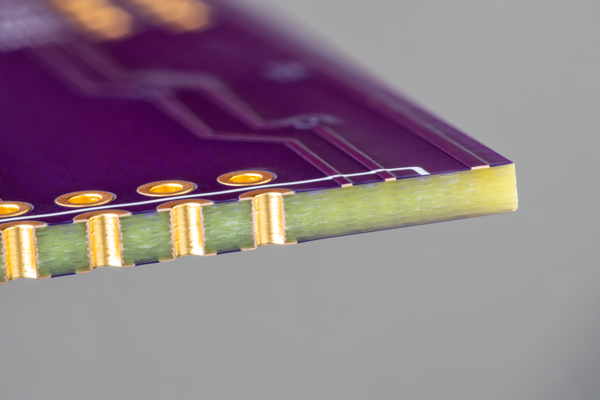 A simple two-layer circuit board