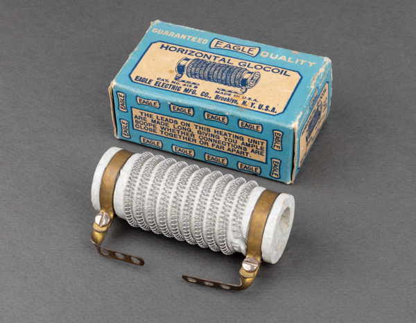Vintage wirewound heater coil with package (Outtake)